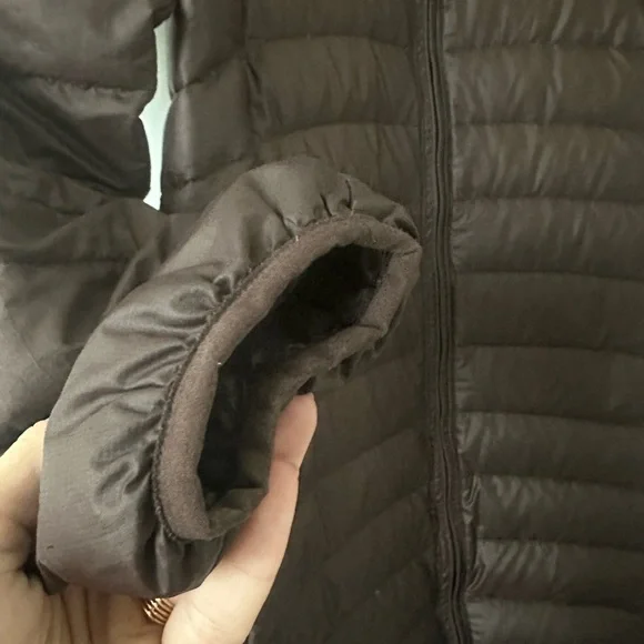 Women's Brown Quilted Jacket Patagonia - Picture 3 of 7